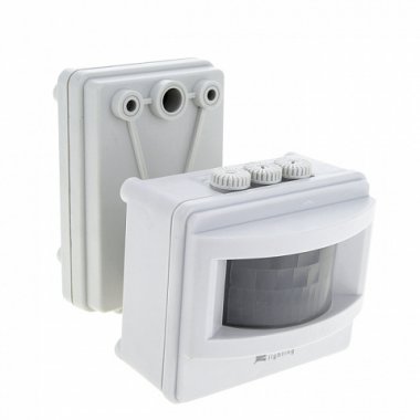 Фотография товара 'EKF ИК датчик движения MS-01 на прожектор 1200Вт до 12м IP44 PROxima dd-ms-01-w'