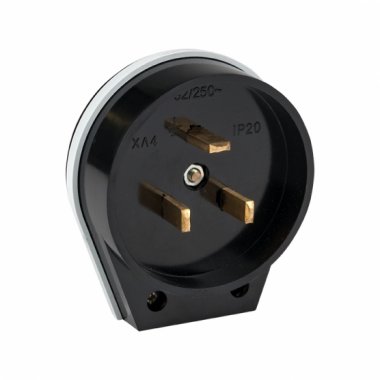 Фотография товара 'EKF AS-250-B-02 Вилка для разъема РШ-ВШ 32А 250В 2P+PE'