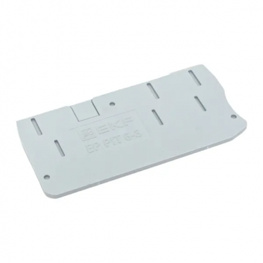 Фотография товара 'EKF EP-PIT-6-3 Заглушка для 6 Push-in 3 вывода'