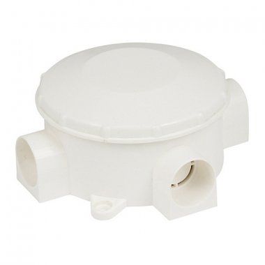 Фотография товара 'EKF Коробка распаячная КМР трехрожковая белая (80х35) PROxima plc-kmr-040-040'