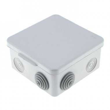 Фотография товара 'EKF Коробка распаячная КМР с крышкой (103х103х55), 8 мембранных вводов IP54 PROxima plc-kmr-030-014'