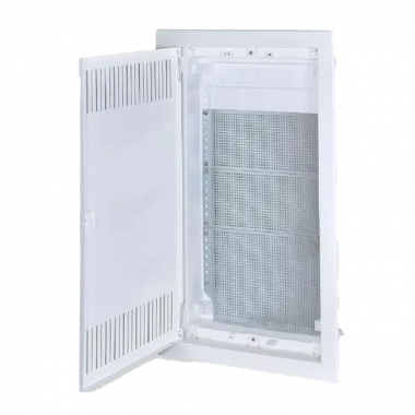 Фотография товара 'EKF nv-mb-pmd-3 Встраиваемый слаботочный щит "Nova" 3 габарит с металлической перфорированной дверью IP40'