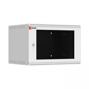 Фотография товара 'EKF Шкаф телекоммуникационный настенный 6U (600х450) дверь стекло, Astra A серия Basic ITB6G450'