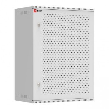 Фотография товара 'EKF Шкаф телекоммуникационный настенный 15U (600х350) дверь перфорированная, Astra A серия Basic ITB15P350'