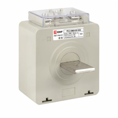 Фотография товара 'EKF tte-S-1000-0.5S Трансформатор тока ТТЕ-A-1000/5А с клеммой напряжения'