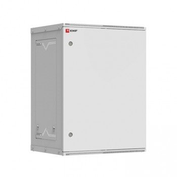 Фотография товара 'EKF Шкаф телекоммуникационный настенный 15U (600х450) дверь металл, Astra A серия Basic ITB15M450D'