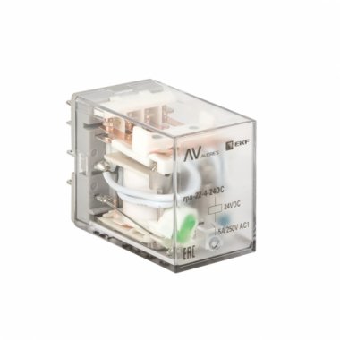 Фотография товара 'EKF rpa-22-4-24DC Реле промежуточное RPA 22/4 5A 24В DC AVERES'