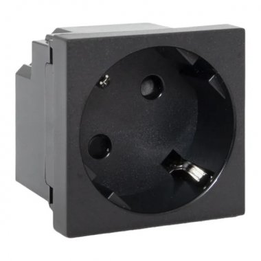 Фотография товара 'EKF E2MR16-028-30-45-SL Розетка 45x45 с зазем. 45 градусов'