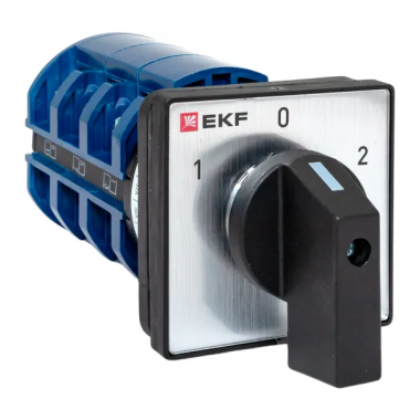 Фотография товара 'EKF pk-1-23-63-65 Переключатель кулачковый ПК-1-23 63А 3P «1-0-2» IP65'