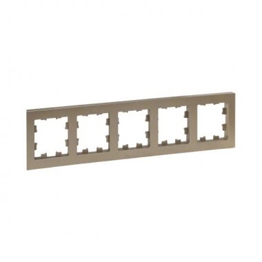 Фотография товара 'EKF UP1-FPC-05 5 - местная рамка, шампань, пластик Эпика'