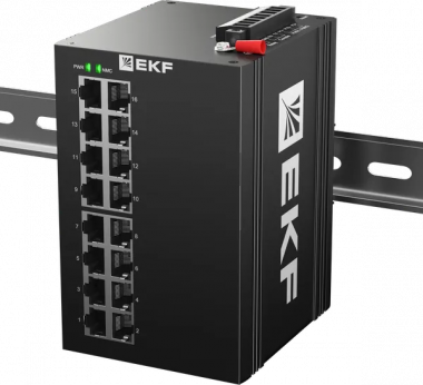 Фотография товара 'EKF TSX-ML2-16GTP Промышленный управляемый коммутатор уровня L2 ML2-16GTP'