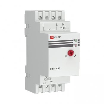 Фотография товара 'EKF Фотореле с выносным датчиком DIN-1 (ФР) 2-100Лк 25А 3000Вт PROxima fr-din-1-25'