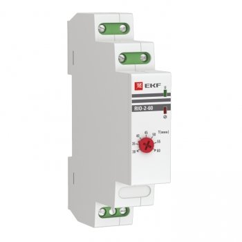 Фотография товара 'EKF Импульсное реле с задержкой отключения (30-60 мин) rio-2-60'