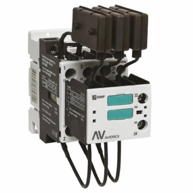 Фотография товара 'EKF ctrk-s-14-10-230-av Контактор для конденсатора КМЭК 10 кВАр 230В 1NО+1NC'