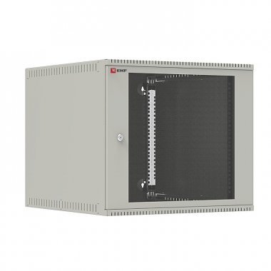 Фотография товара 'EKF Шкаф телекоммуникационный настенный 9U (600х550) стекло, Astra серия EKF PROxima ITB9G550'
