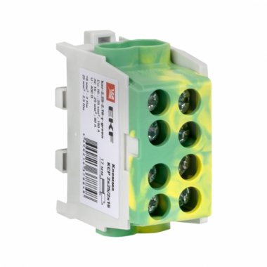 Фотография товара 'EKF ksr-2.25-2.16-y-green Клемма распределительная КСР с двойным винтом 2x25/2x16'