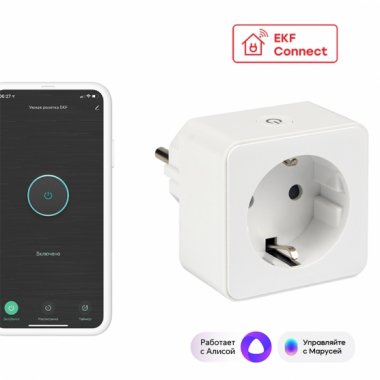 Фотография товара 'EKF RCS-1-WF Умная розетка Сonnect Wi-Fi'
