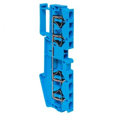 Фотография товара 'EKF plc-jxb-st-4-4-blue Клемма пружинная ST 4 мм2 4 вывода'