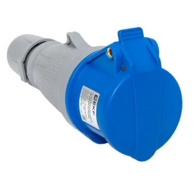 Фотография товара 'EKF ps-213-16-220-PRO Розетка переносная 213 2Р+РЕ 16А 220В IP44'