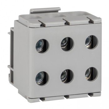 Фотография товара 'EKF Клемма силовая вводная тройная КСВ 16-50 серая EKF PROxima plc-kvs3-16-50-grey'