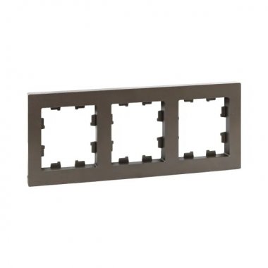 Фотография товара 'EKF UP1-FPM-03 3 - местная рамка, мокко, пластик Эпика'