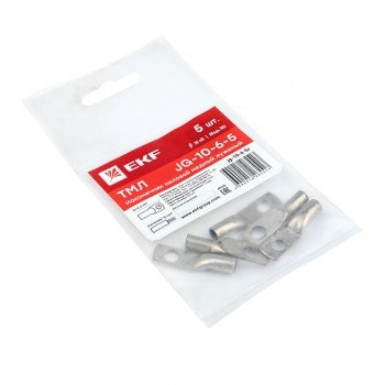 Фотография товара 'EKF Наконечник силовой медный луженый JG-10-6-5 (ТМЛ) jg-10-6-5r'