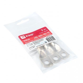 Фотография товара 'EKF Наконечник силовой медный луженый JG-50-10-11 (ТМЛ) jg-50-10-11r'