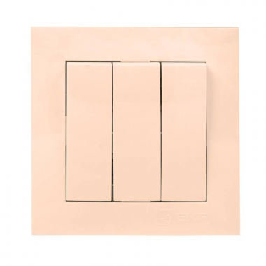 Фотография товара 'EKF EWV10-024-20 Валенсия выключатель 3-кл. 10А'