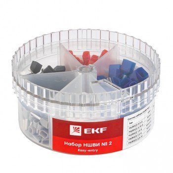 Фотография товара 'EKF Набор НШВИ(2) №2 (2x0,5-2x2,5мм2) nabor-nshvi-2'