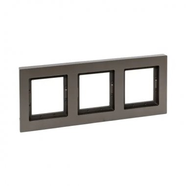 Фотография товара 'EKF UP1-FPM-03-44 3 - местная рамка, IP44, мокко, пластик Эпика'