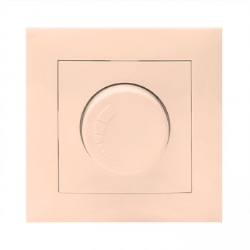 Фотография товара 'EKF Валенсия светорегулятор 600W 220В кремовый EWD06-101-20'