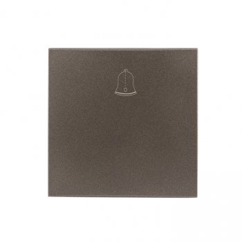 Фотография товара 'EKF Валенсия лицевая панель кнопки звонка 10А графит ESV10-L-026-60'