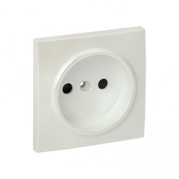 Фотография товара 'EKF Валенсия лицевая панель розетки 1-местной б/з 10 А жемчуг ESR10-L-022-50'