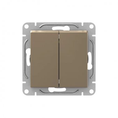 Фотография товара 'EKF UP1-SWC-25 Механизм выключателя жалюзи, шампань Эпика'