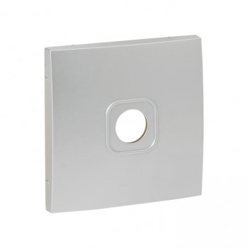 Фотография товара 'EKF Валенсия лицевая панель розетки TV 1-местная 75Ом 5-862МГц сталь ESA00-L-027-30'