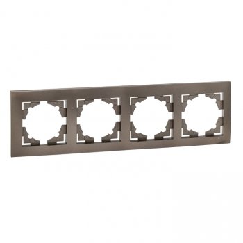 Фотография товара 'EKF Валенсия Рамка 4-местная графит EWM-G-304-60'