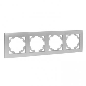Фотография товара 'EKF Валенсия Рамка 4-местная сталь EWM-G-304-30'