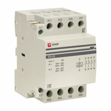 Фотография товара 'EKF km-3-63-22 Контактор модульный КМ 63А 2NО+2NC'