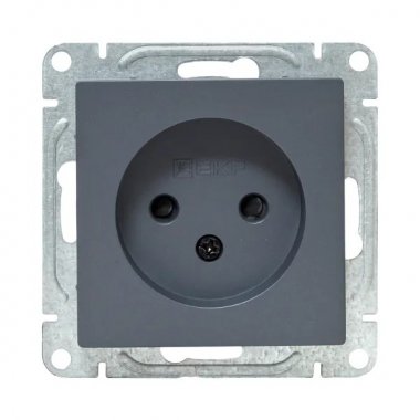 Фотография товара 'EKF UP1-SOG-101 Механизм розетки, 16А, без заземления, со шторками'
