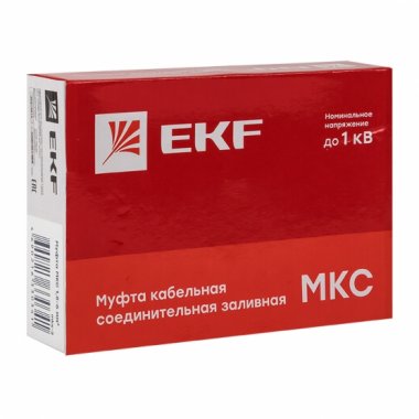 Фотография товара 'EKF mks-2-k-b Муфта соединительная заливная МКС(Б) 1,5-6 мм2'