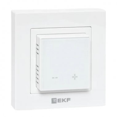 Фотография товара 'EKF ett-10 Термостат для теплых полов электронный белый 16 A 230В'