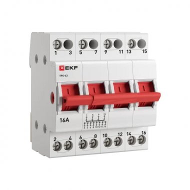 Фотография товара 'EKF TPS416 Трехпозиционный переключатель ТПС-63 4P 16А PROXIMA'