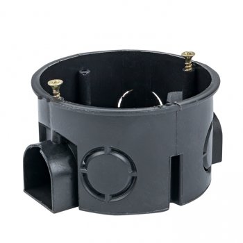 Фотография товара 'EKF Коробка установочная приборная КМТ-010-044 со стыковочными узлами и саморезами для твердых стен (71х42) plc-kmt-010-044-r'