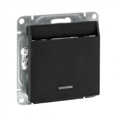 Фотография товара 'EKF UP1-SWB-card Механизм выключателя, карточный, с подсветкой, чёрный Эпика'