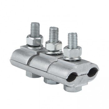 Фотография товара 'EKF Зажим соединительный плашечный 3 болта М6 pa-2-2'