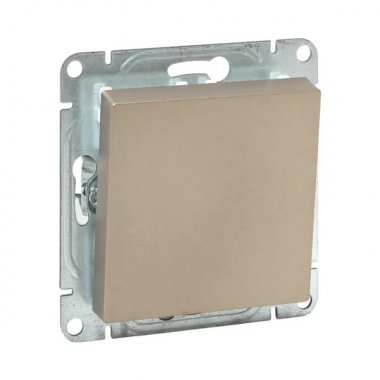 Фотография товара 'EKF UP1-SWC-11 Механизм выключателя, одноклавишный, проходной, шампань Эпика'