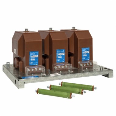 Фотография товара 'EKF 3NIOLST-21332-20/20/100 Трёхфазная группа трансформаторов напряжения НИОЛ-СТ-10-2М1-100/V3/100/V3/100/3-0,5/0,5/3Р-20ВА/20ВА/100ВА У2'