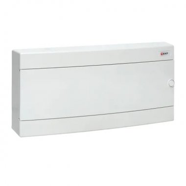 Фотография товара 'EKF ux-1x24-nw Щит распределительный навесной "Unix" белая дверь 1x24 модулей IP41'