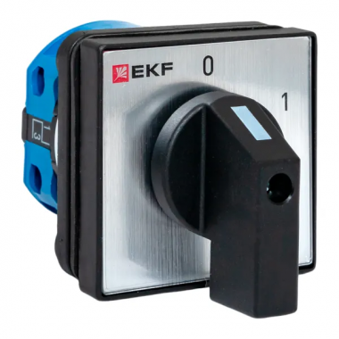 Фотография товара 'EKF pk-1-12-10-65 Переключатель кулачковый ПК-1-12 10А 2P «0-1» IP65'