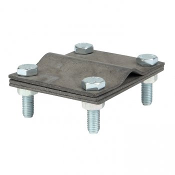 Фотография товара 'EKF Зажим заземлитель 20 - полоса 50 (пластина 70*80мм) Cu PROxima lp-57080-cu'